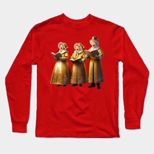 Christmas Carolers Long Sleeve T-Shirt